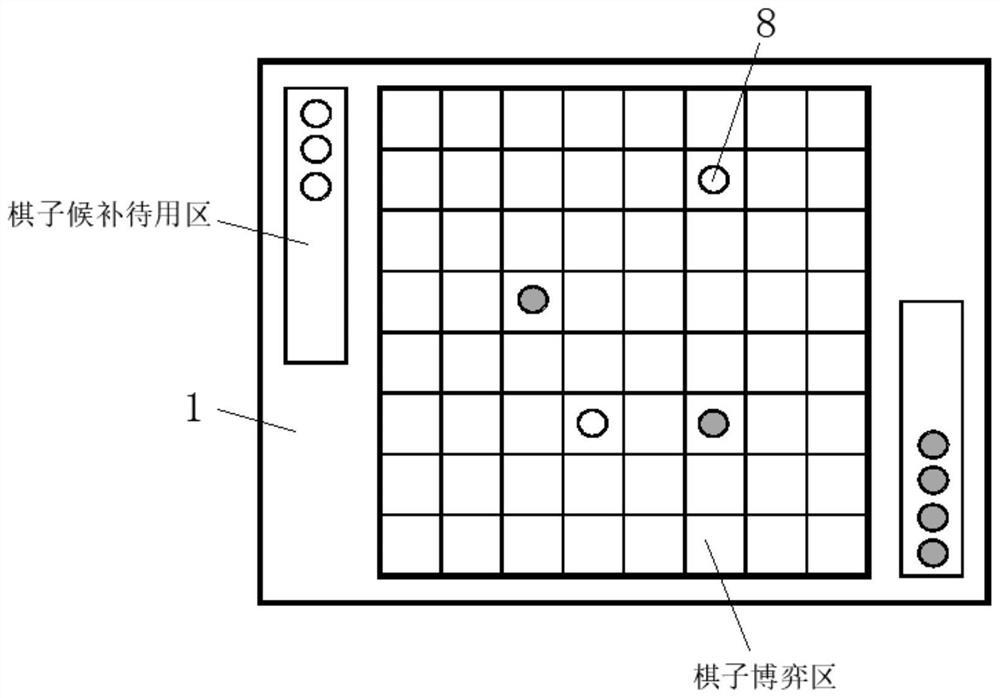 无机械运动部件电磁式棋子受控自走智能棋盘系统