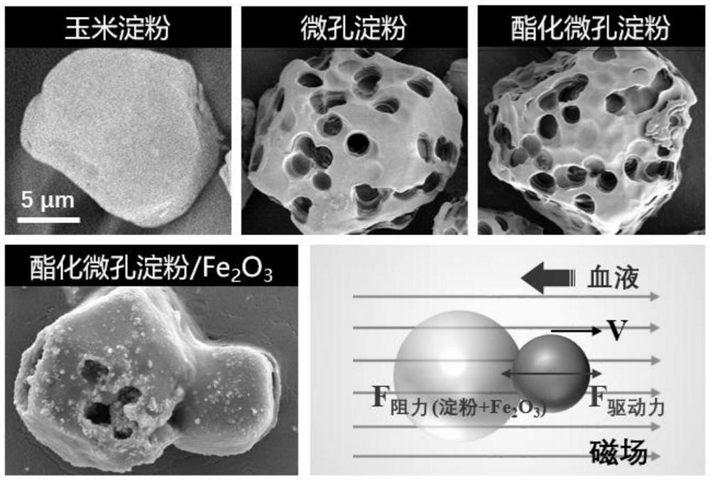 一种具有定向驱动功能janus结构止血剂的制备方法