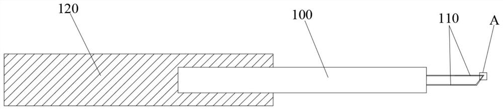 一种微力测量装置、其制备方法及原位力学测试的方法