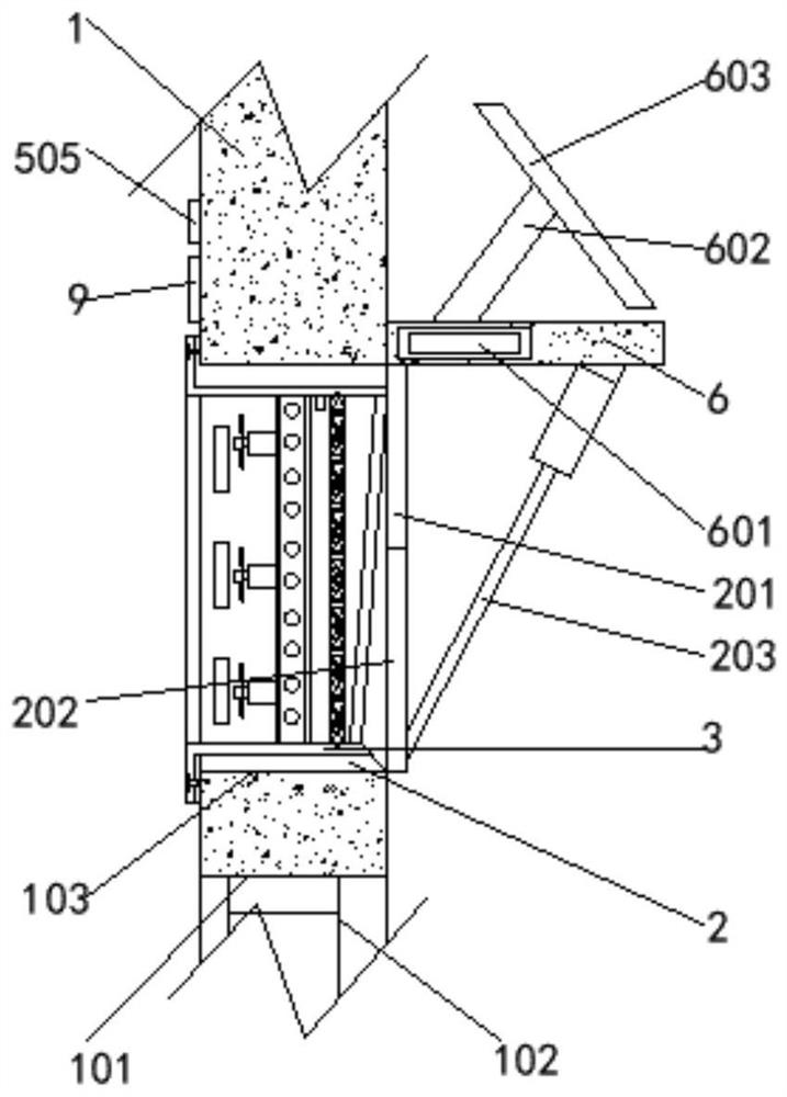 一种绿色节能建筑用节能通风系统