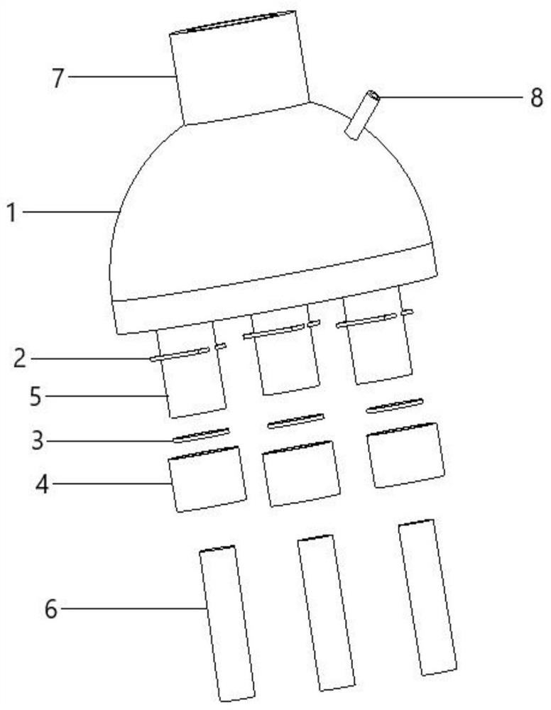 一种多口抽真空用接头