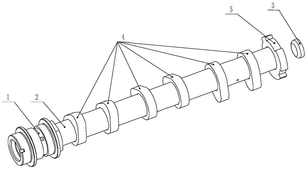 一种组合式凸轮轴