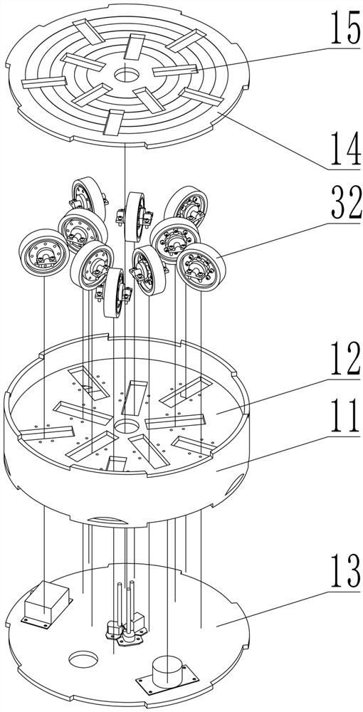 用于支撑监测柱体偏移量的复位装置及方法