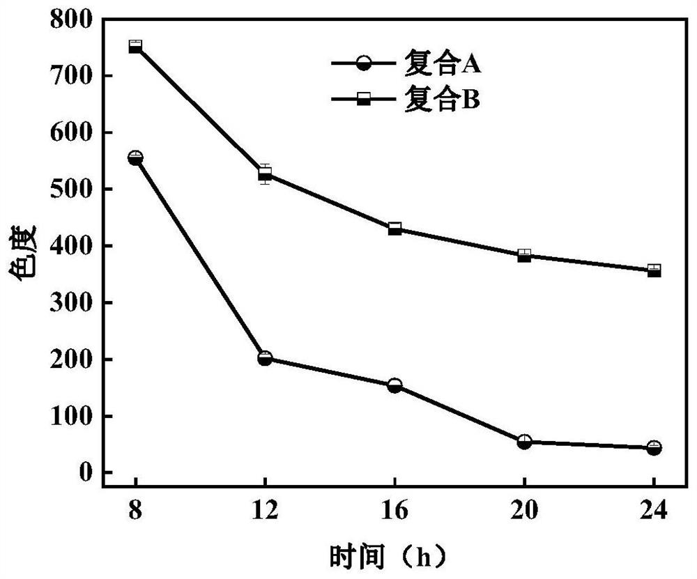 降低含苯胺印染废水色度的微生物菌剂、制备方法、降低含苯胺印染废水色度的方法和应用