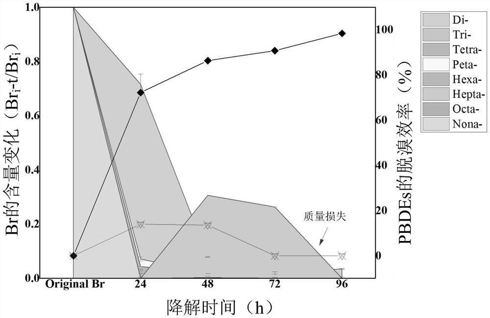 修复电子垃圾填埋场卤代有机物的CMC包覆的NZVI颗粒及其制备方法