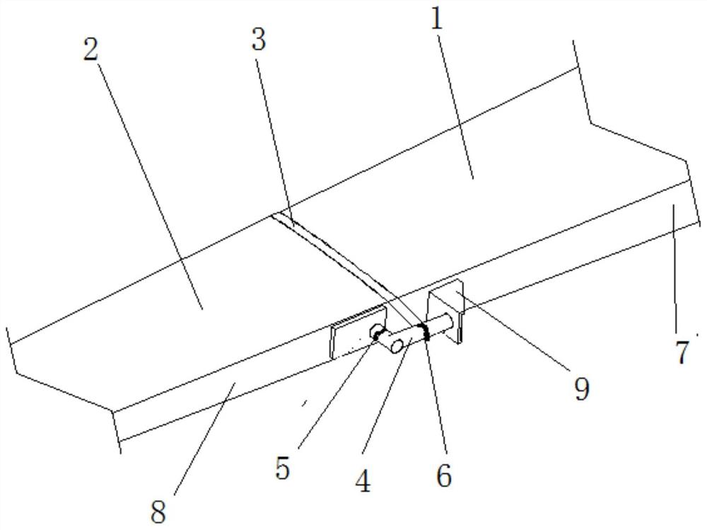 一种飞机机翼的折叠结构及折叠方法