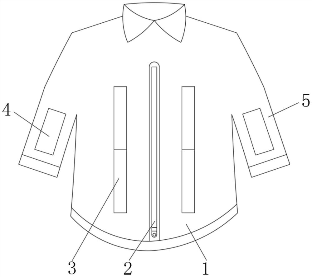 一种军工用具备反光纱材质的工作战服