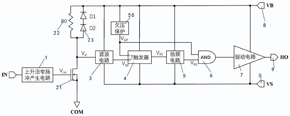 基于倍频原理的低功耗高侧驱动电路