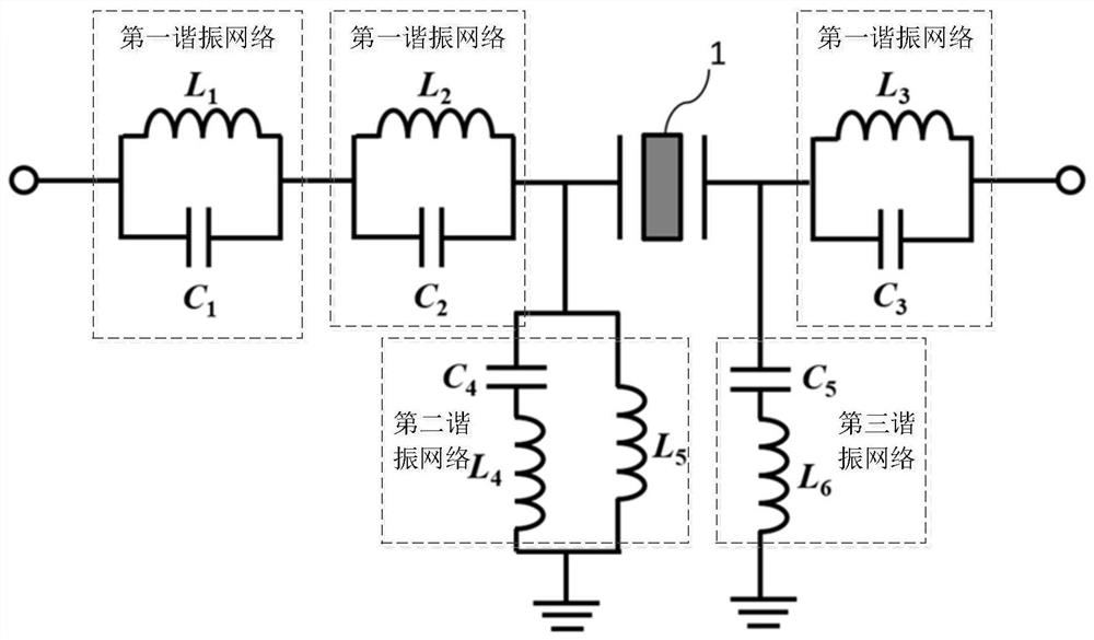 基于薄膜体声波谐振器的宽通带滤波器