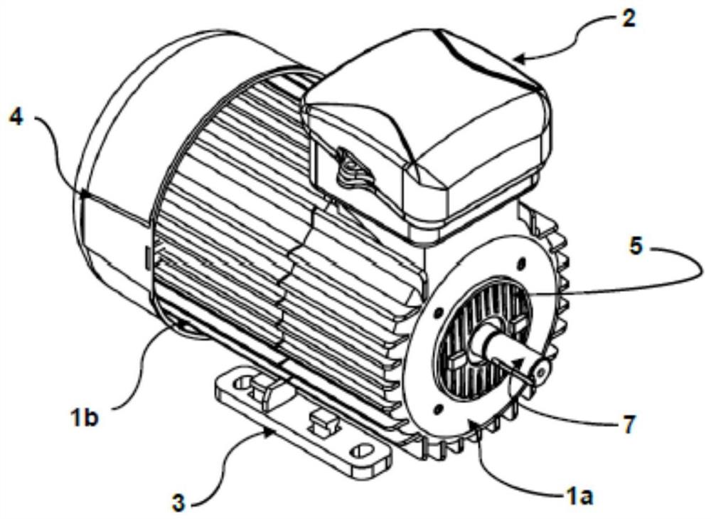 旋转电机、紧固滚动轴承保持环的方法和滚动轴承保持环