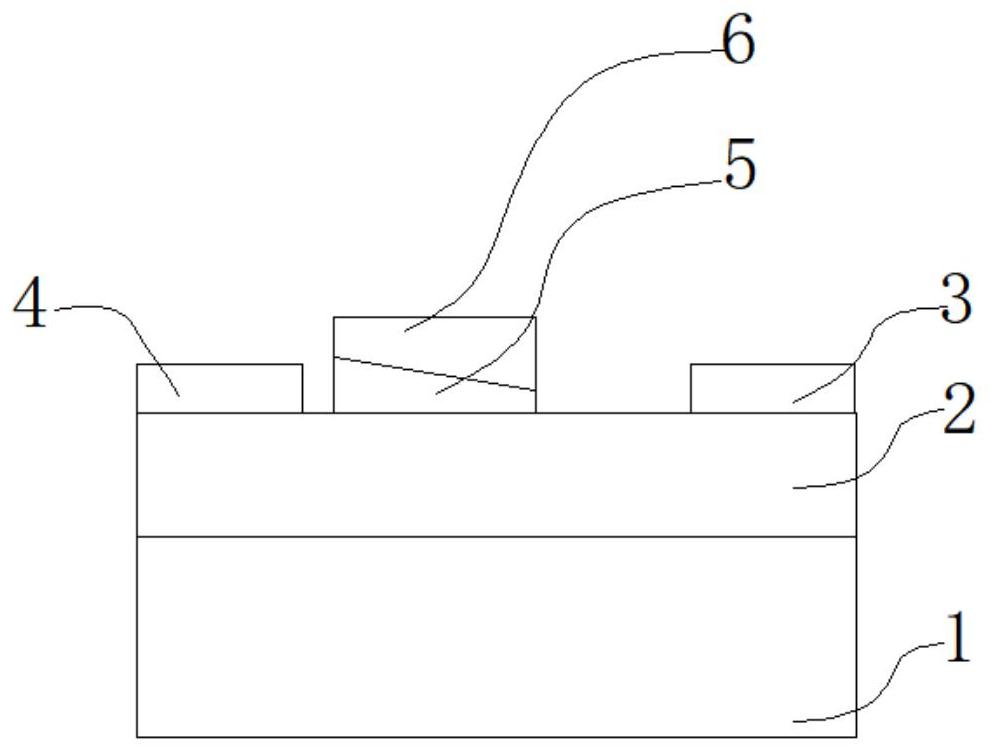 一种斜栅型氧化镓场效应晶体管及制备方法