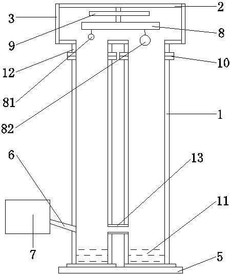 双管真空自由落体实验装置