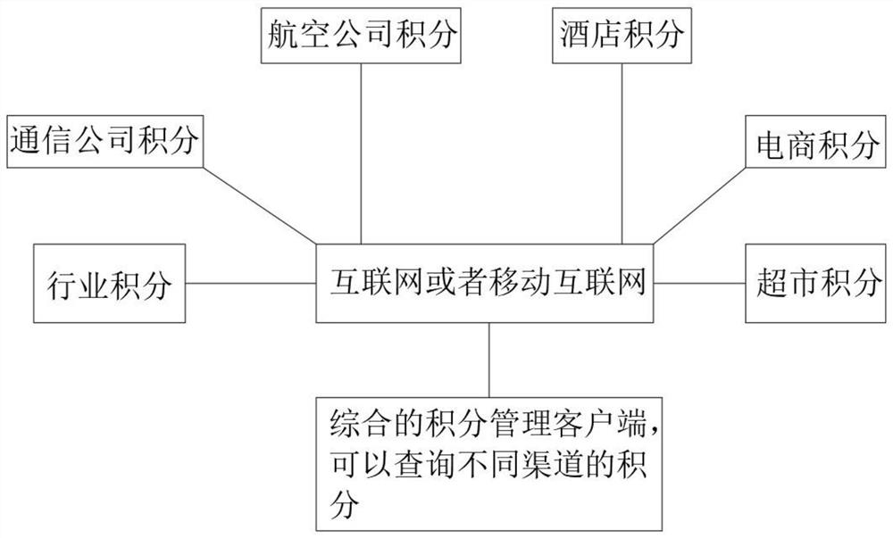 一种基于互联网的跨平台消费者积分兑现使用方法