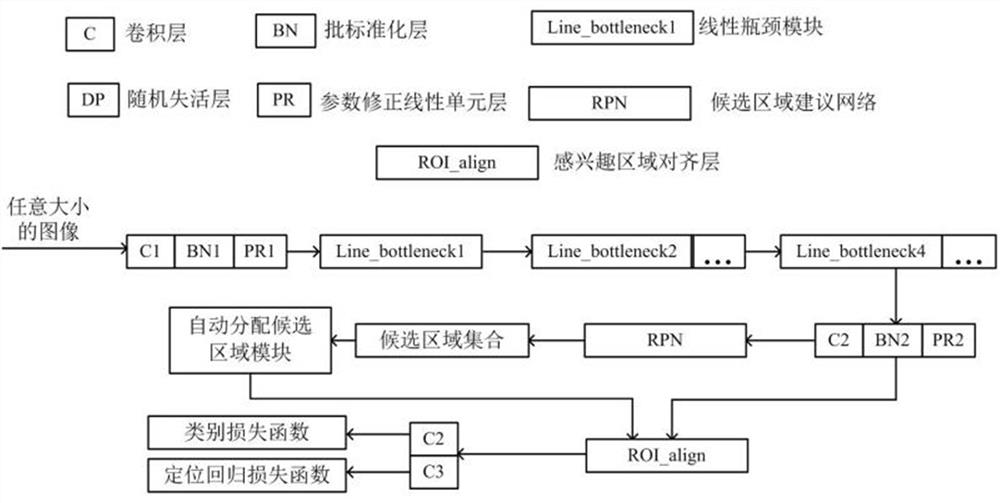 一种自动分配候选区域的人脸检测方法及装置和电子设备