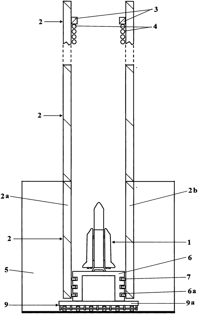 高压压缩气体助推发射运载火箭方法