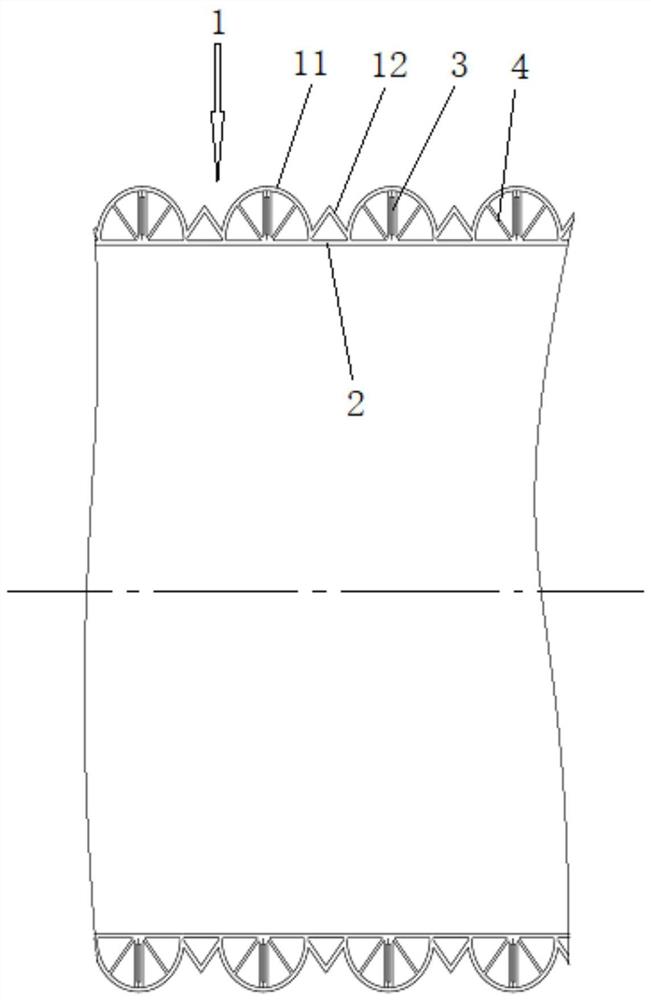 HDPE双内肋双波峰加强缠绕结构壁排水管