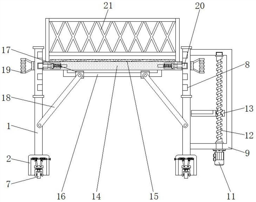 一种建筑墙体施工机构