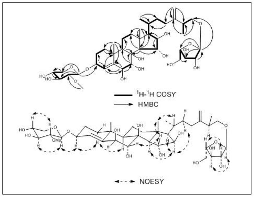 一种从面包海星中提取的多羟基甾体皂苷类化合物及用途