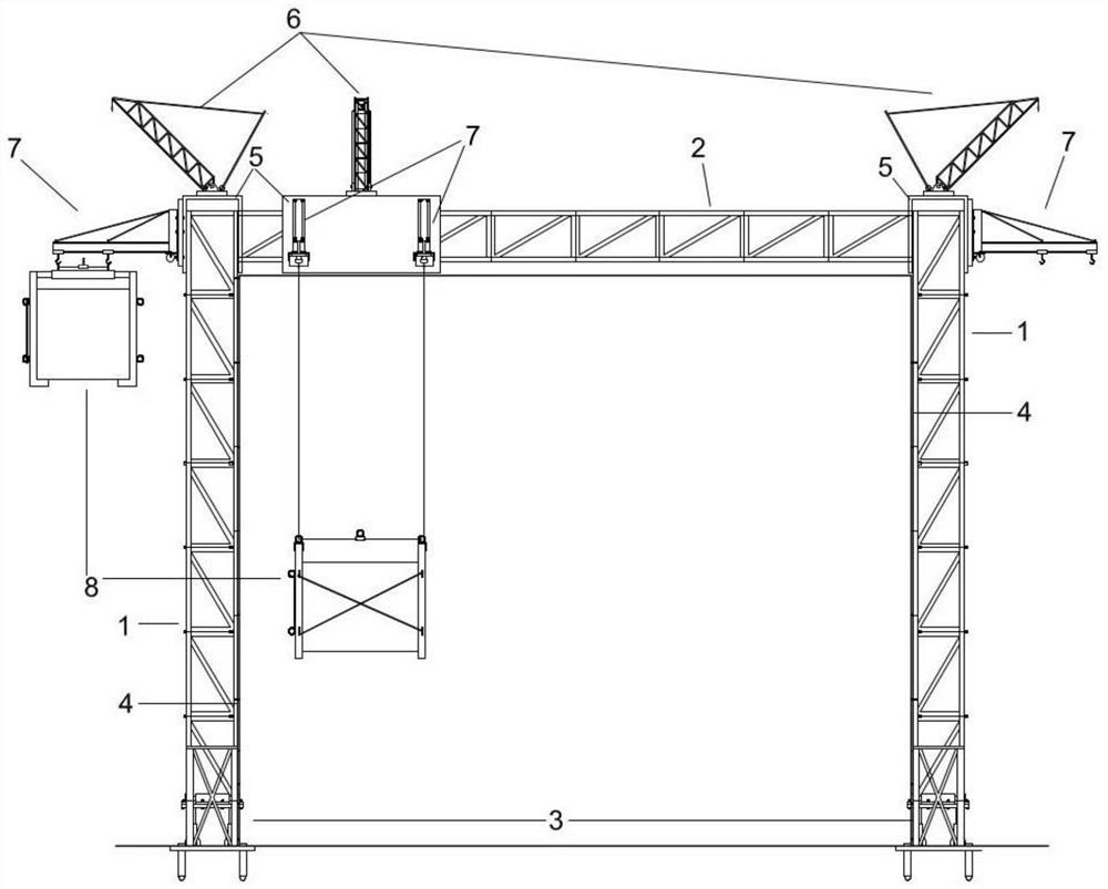 一种装配式构件的整体吊装系统及吊装方法