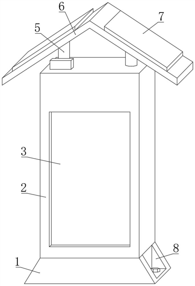 一种城市基层治理用宣传展示架