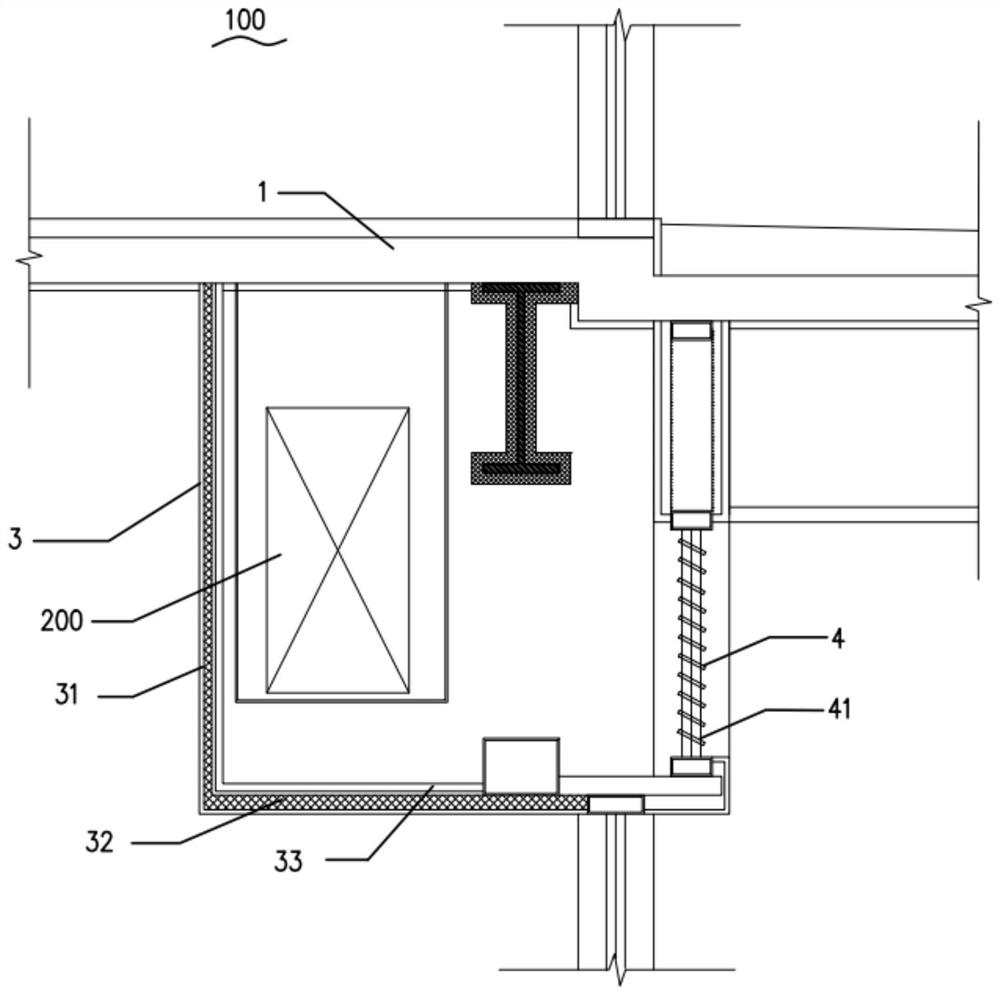 钢结构商业网点空调外机吊架结构及安装方法