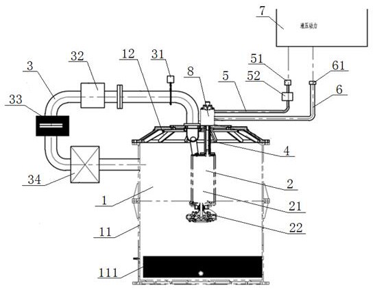 一种液压驱动的深井泵测试装置及其测试方法