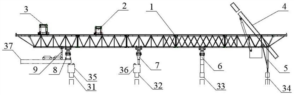 一种打桩、装墩、架梁一体化架桥机及建桥方法