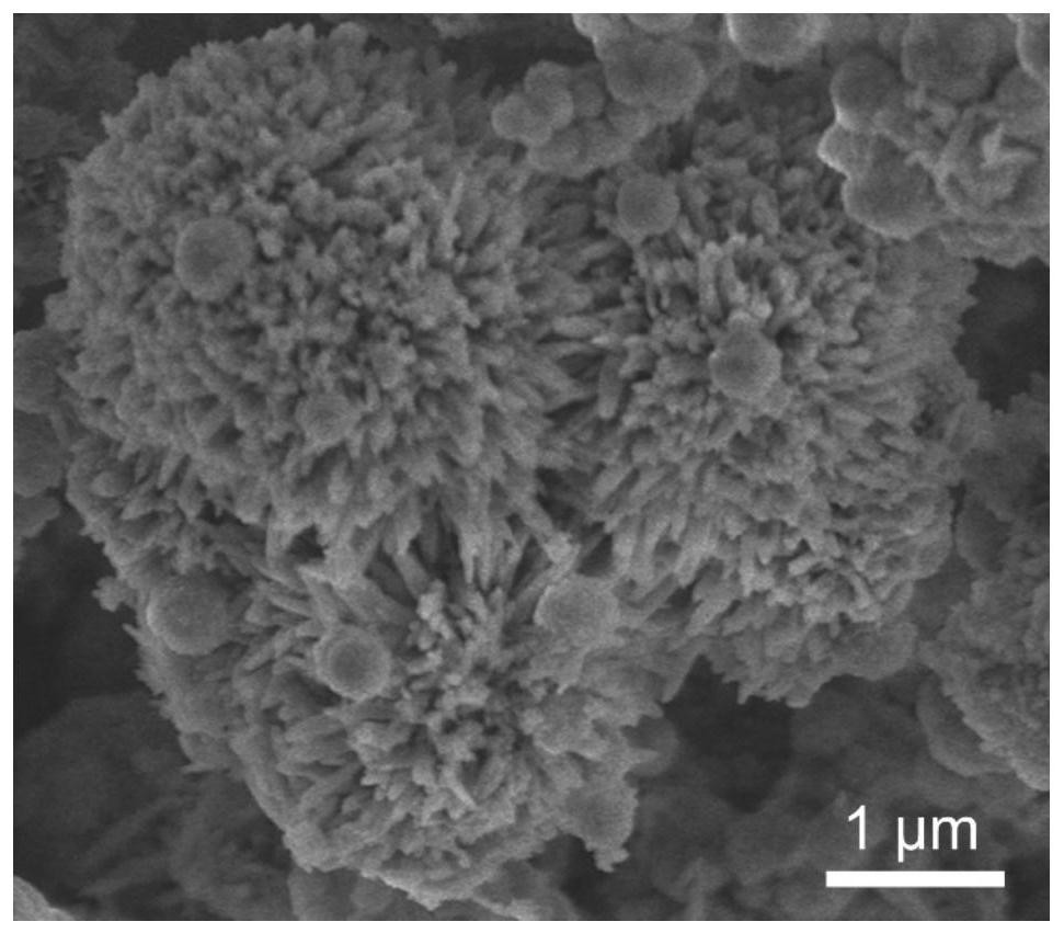 一种花状α型三氧化二铁/硫化锌量子点复合材料、制备方法和在锂离子电池中的应用