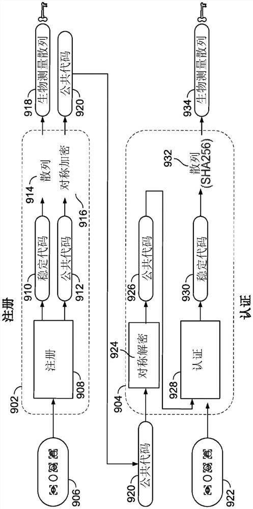 用于为生物测量散列产生唯一稳定生物测量代码的系统和方法