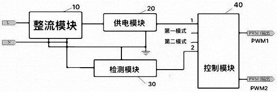 一种多模多功能双路LED调光调色控制模块及灯具