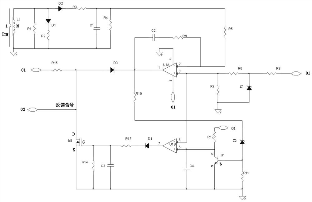 一种多模式组合的短路保护线路及其工作方法和应用