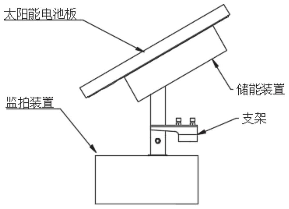 一种输电线路可视化监拍供电系统