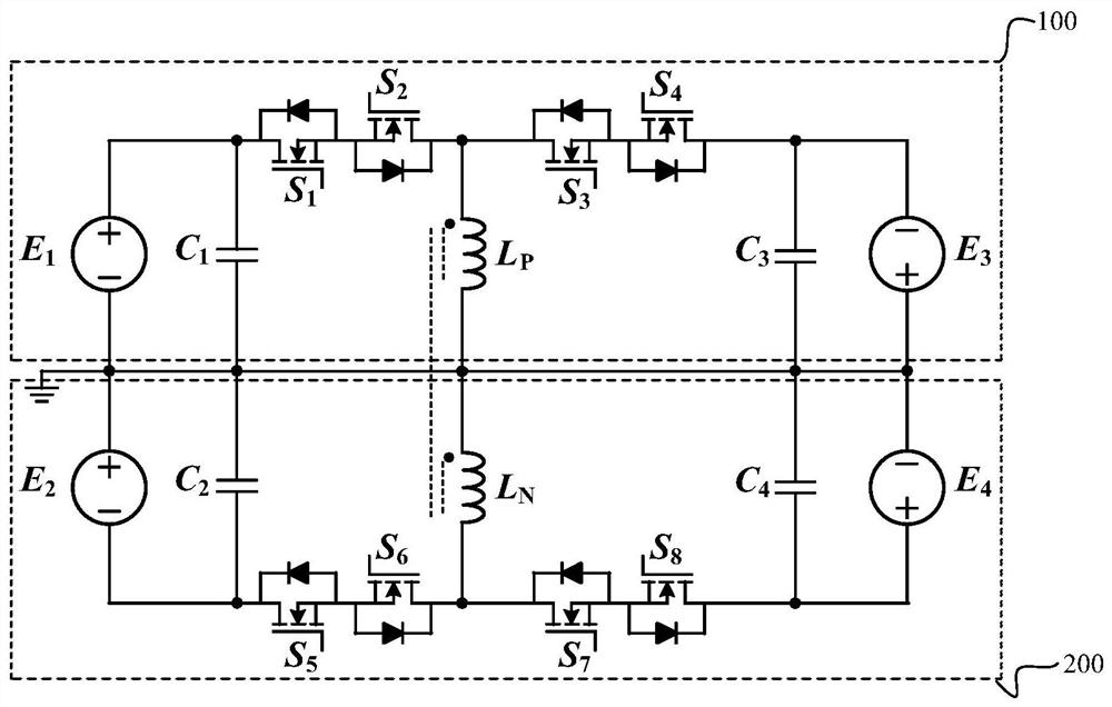 一种具有抑制直流电压不平衡功能的双极性双向升-降压型DC-DC变流器