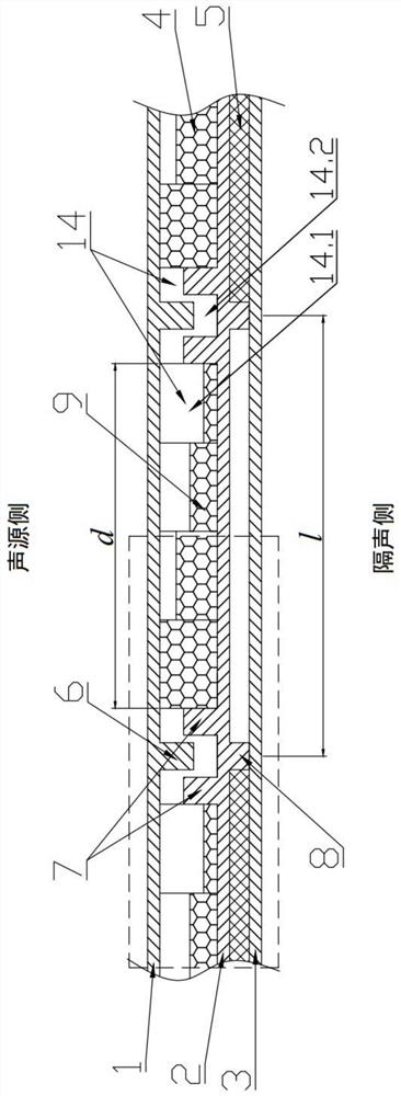 基于声学超表面的轻薄复合隔声结构及隔声方法