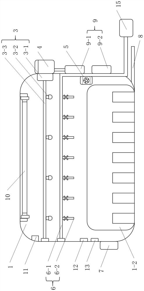 外墙涂料耐沾污性能测试装置及其使用方法