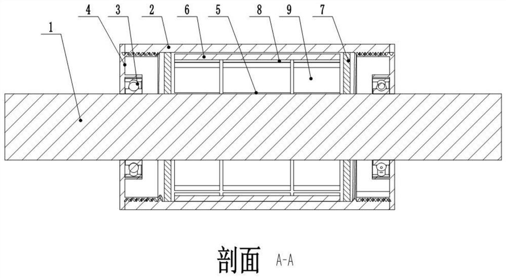 一种船用涡轮增压器异常振动定位装置