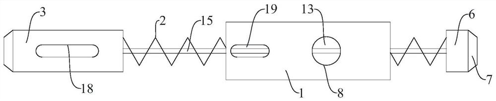 一种分体式易装卸幕墙销钉