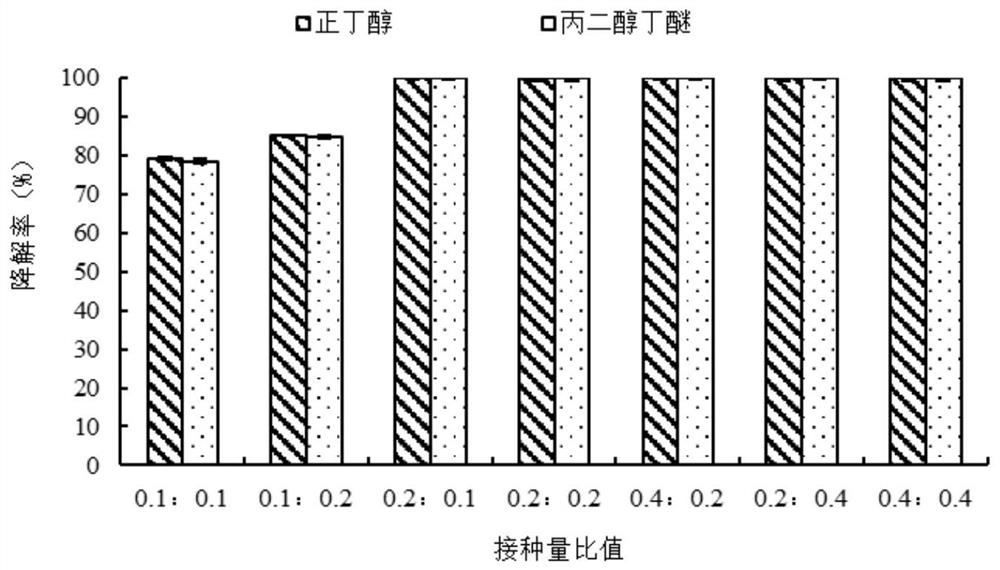 可降解正丁醇与丙二醇丁醚混合废水的混合菌剂及其应用