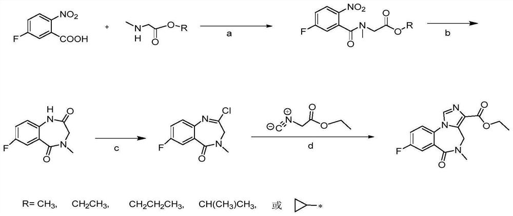 一种氟马西尼的制备方法