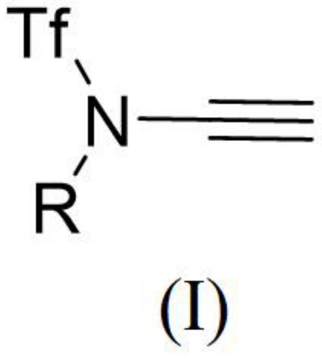 一种三氟甲磺酰基炔酰胺类化合物及其制备方法和用途