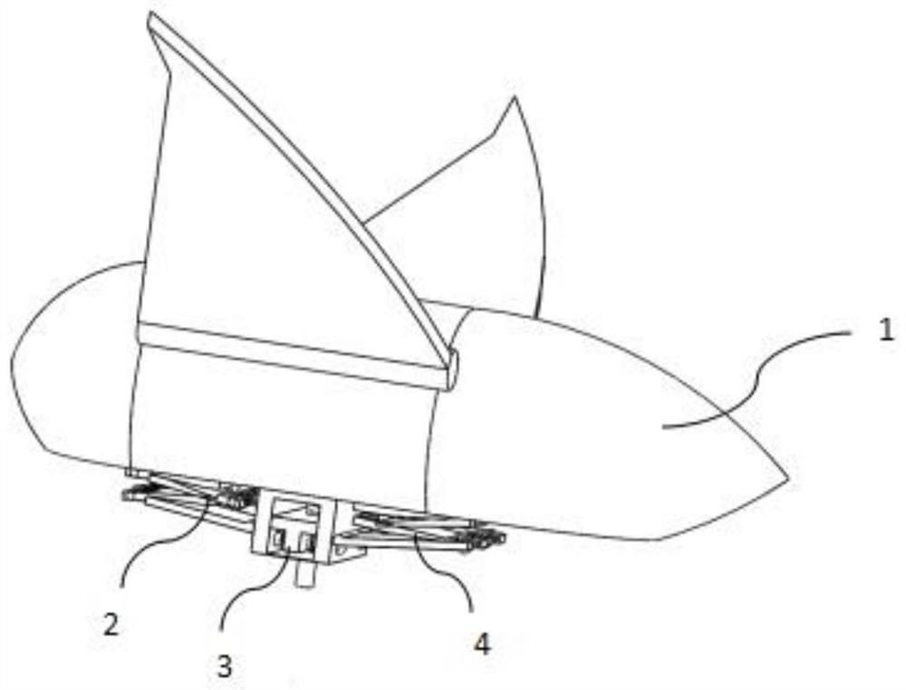 一种微小型扑翼飞行器用着陆装置