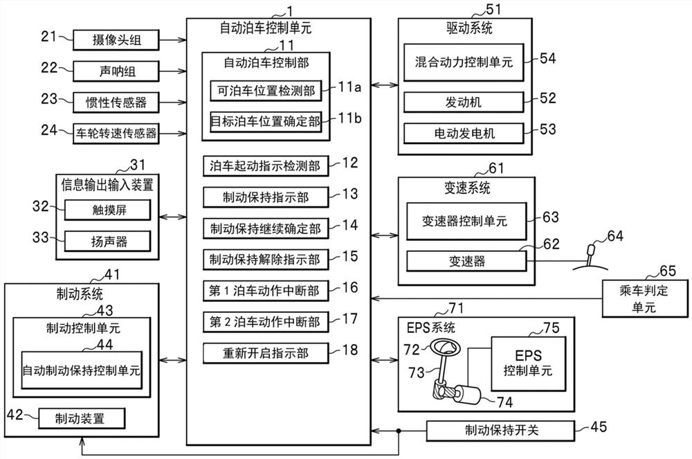 泊车辅助装置、泊车辅助方法和程序