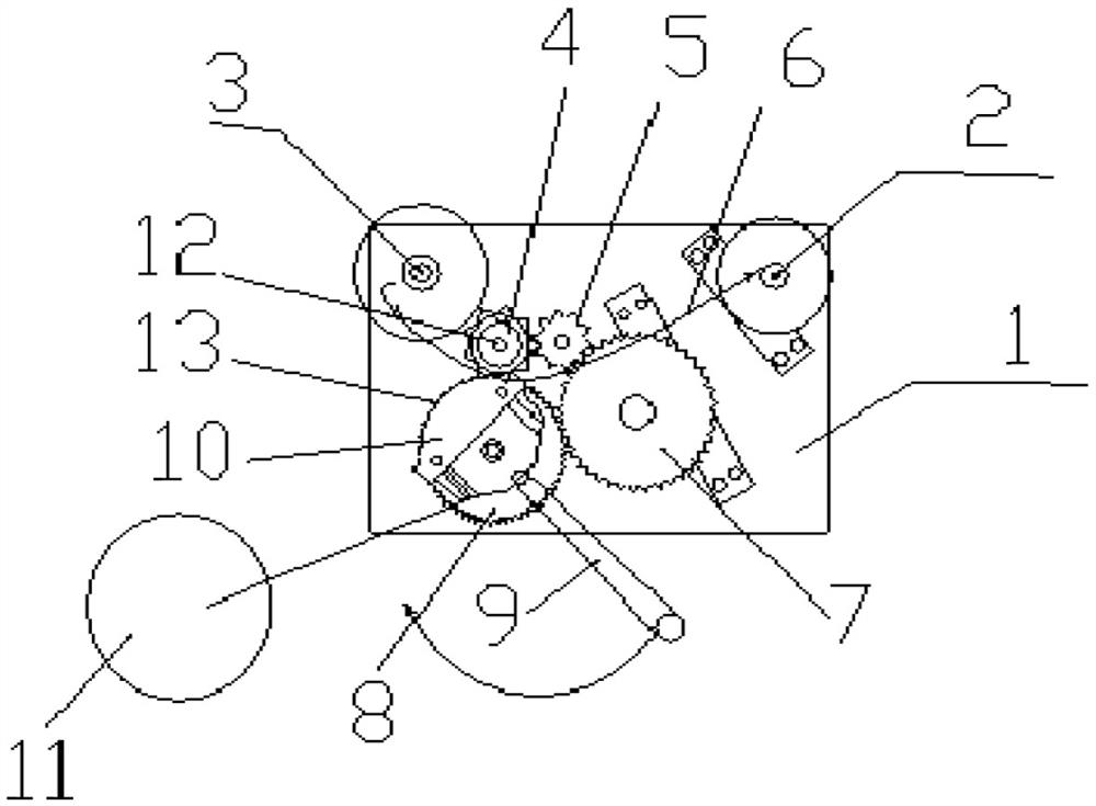 编码开关的显码轮印字装置及印字方法