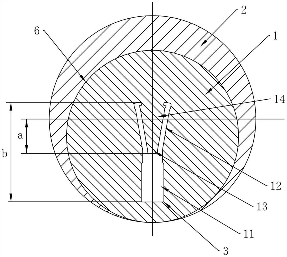 一种挤压成型模具及异型铜排的制备方法