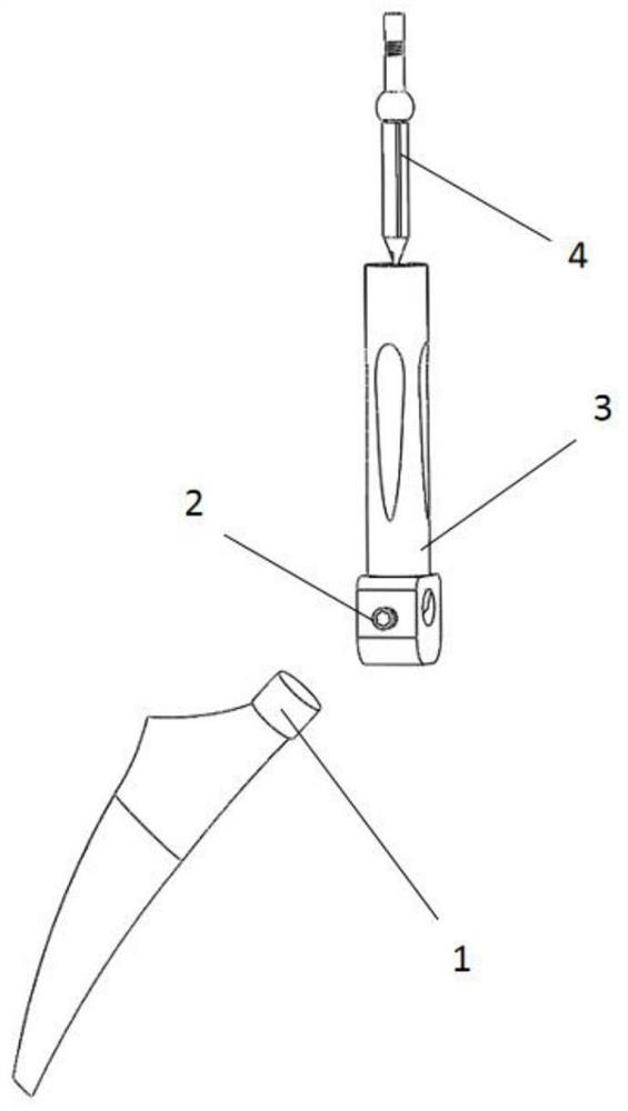 一种髋关节置换术用假体提取器