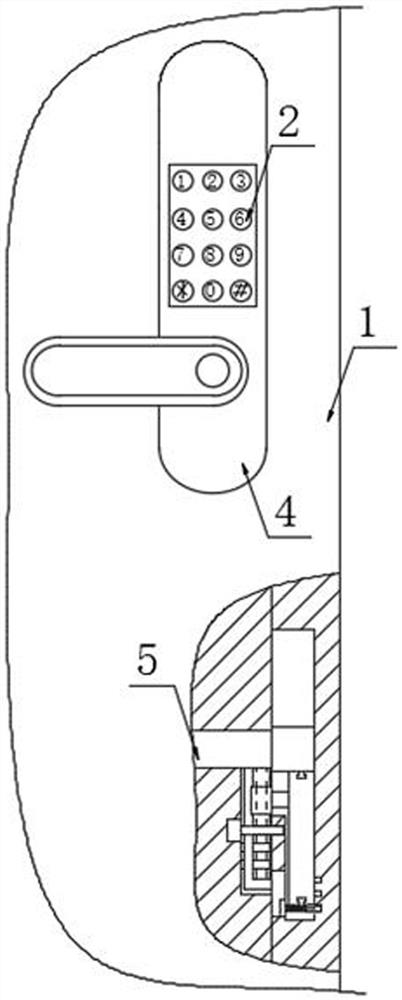 一种企业管理用防盗文案柜