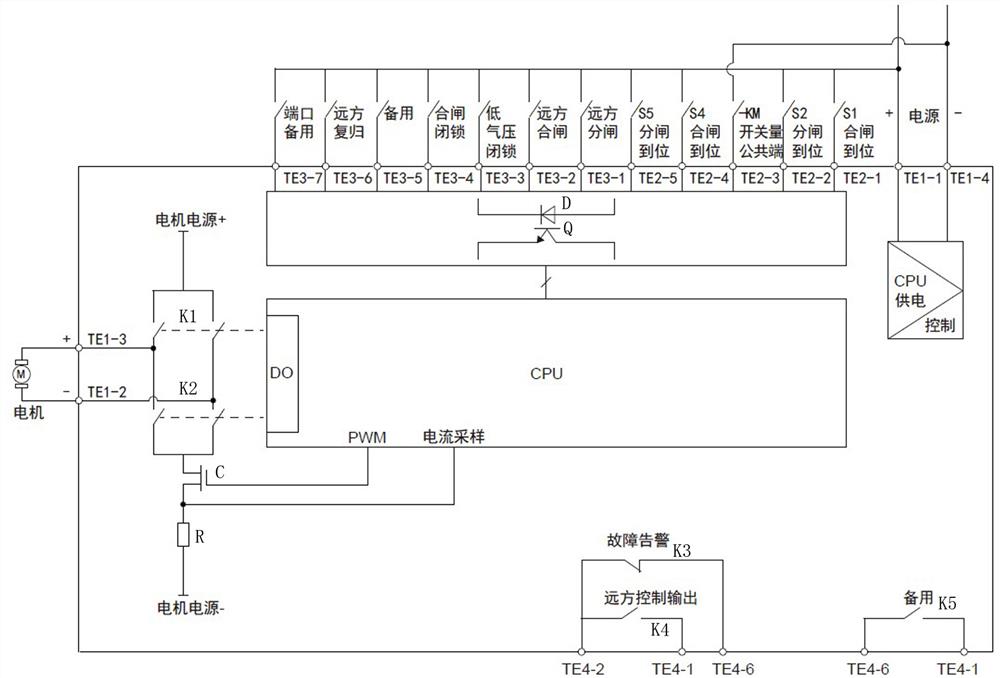 一种可实现电动分合的开关操作装置