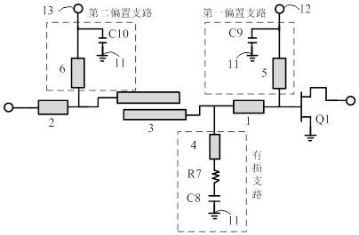 一种结构紧凑的毫米波宽带匹配电路及功率放大电路