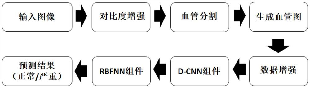 一种基于视网膜图像的心血管手术指标风险分类方法及系统