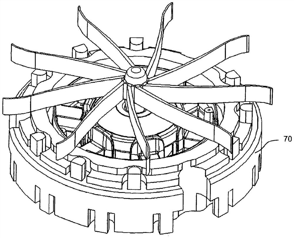 叶轮和马达组件